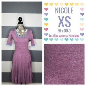 LuLaRoe Nicole Dress XS NWT